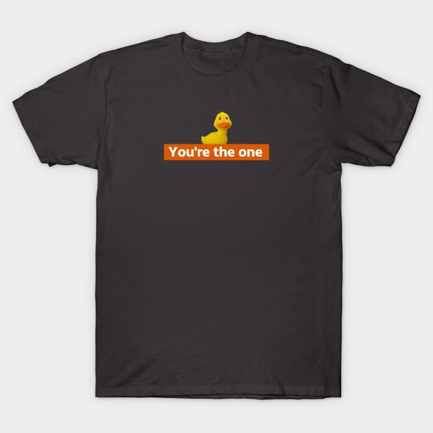 Rubber Ducky T-Shirt by inshapeuniverse